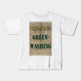 Greenwashing 01. Kids T-Shirt